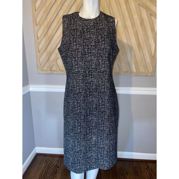 J McLaughlin Catalina Cloth Neoprene BARRY Sheath Dress - Size Large
